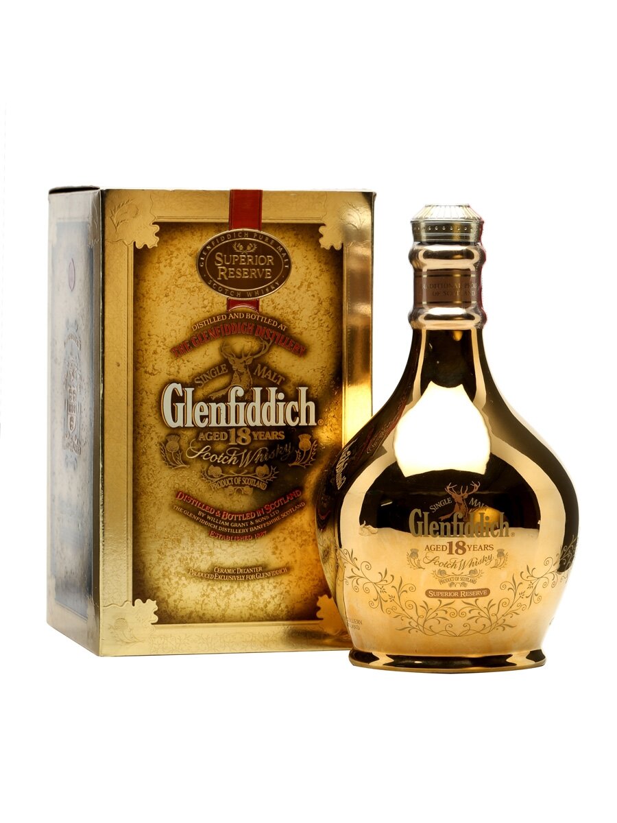 GLENFIDDICH GOLD LABEL ANCIENT RESERVE 18 y.o. GLENFIDDICH 18 GOLD LABEL ANCIENT RESERVE - Image 1