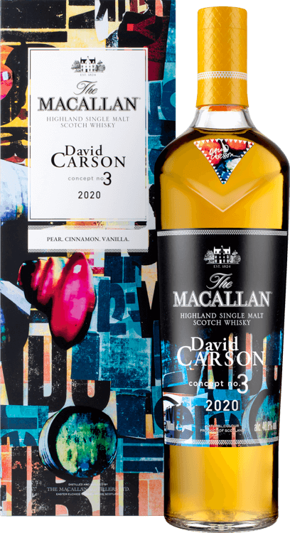Concept-No-3-pack-shot-Bottle-and-Box MACALLAN 2020 CONCEPT NUMBER 3 - DAVID CARSON 40.8% - TRAVEL RETAIL RELEASE ONLY - Image 1