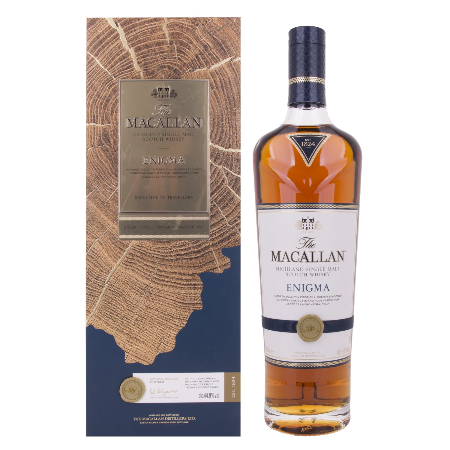 df1dbb772e05e26d0d9c52a0b488000d2af5b97cbcac5c8bf514bd05522e20d1 The Macallan ENIGMA Highland Single Malt - Image 1