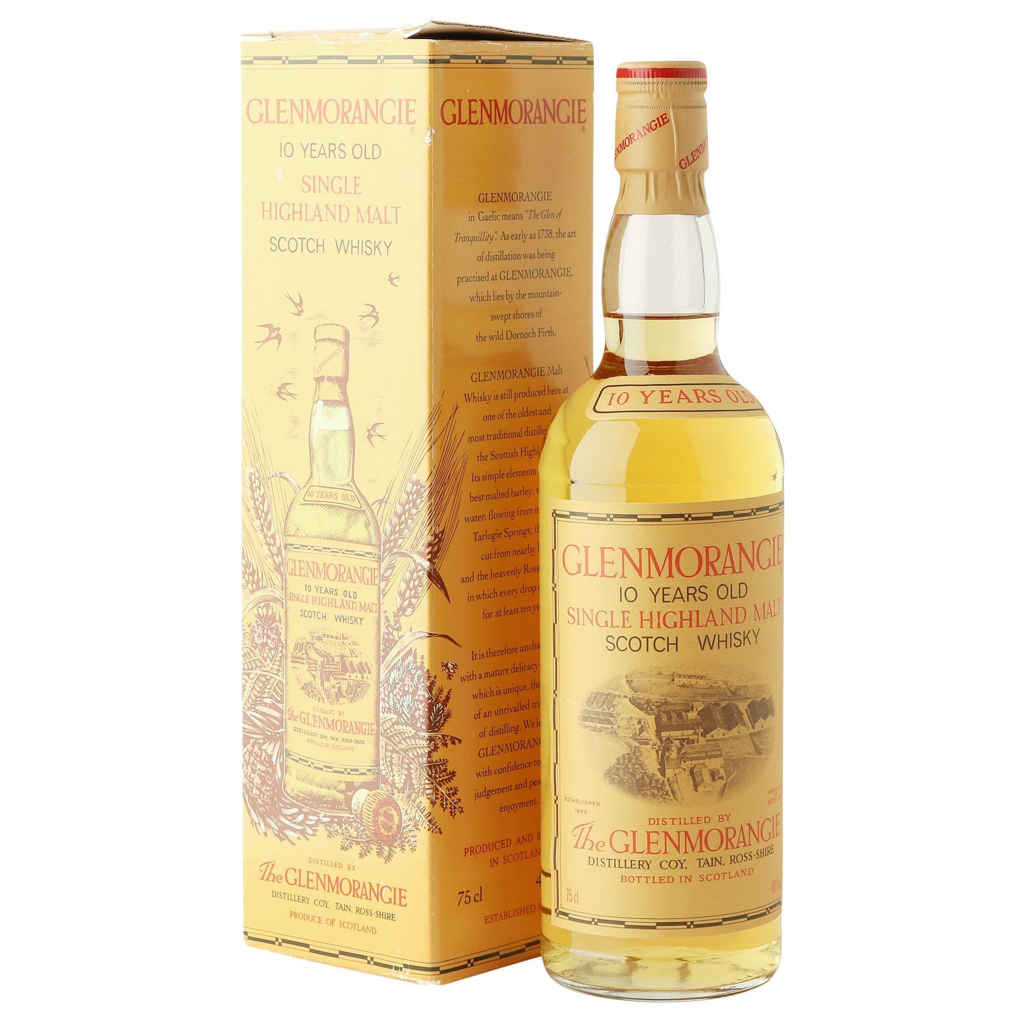 glenmorangie-10-year-old-eighties-bottling-with-rare-carton-3205-p Glenmorangie 10 Y.O. - Image 1