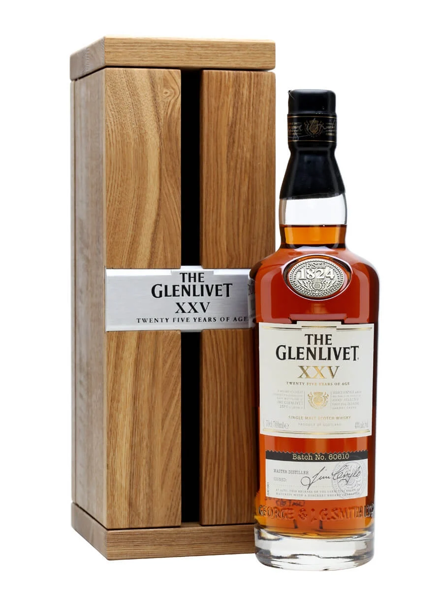 glvob The Glenlivet 25 Years XXV Scotch Malt Whisky - Image 1