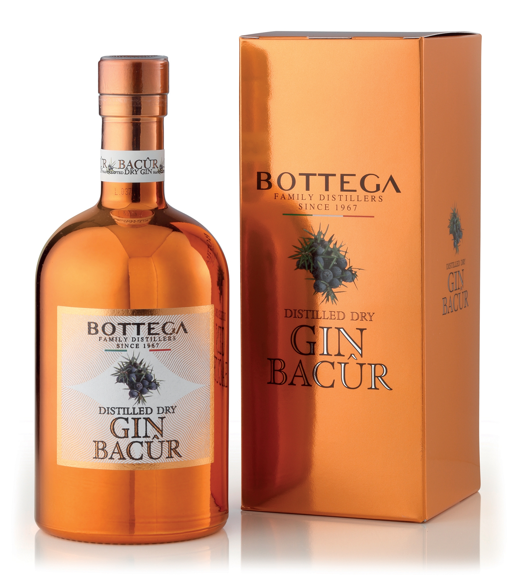 bottega-bacur-gin-bottega-distilled-dry-gin-box-liqueurs-and-spirits Bottega - Bacur Gin - Image 1